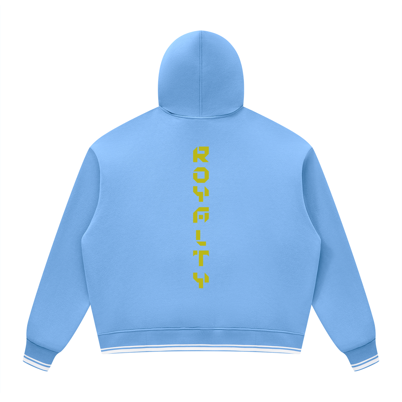 Unisex Oversized Color Block Fleece Hoodie