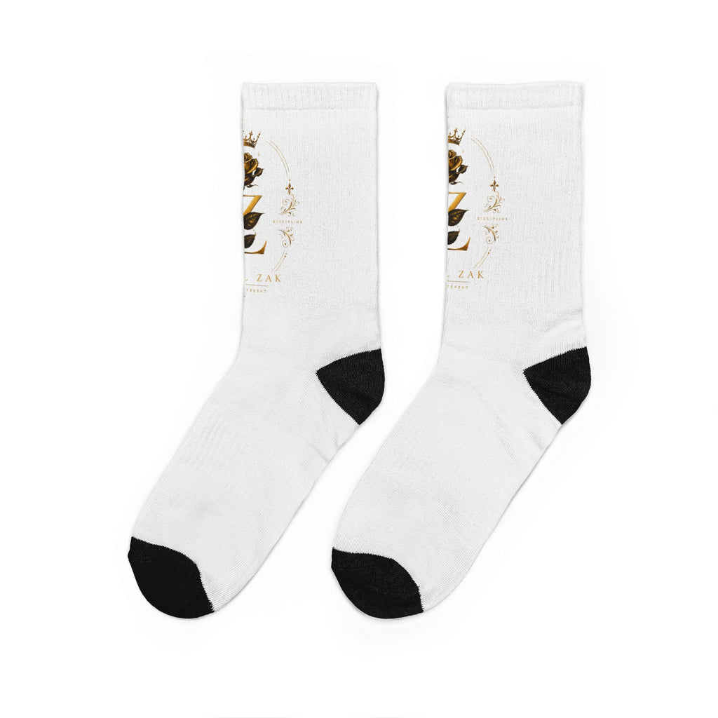 Crew Socks — Gold Crest Logo Padded Athletic Socks