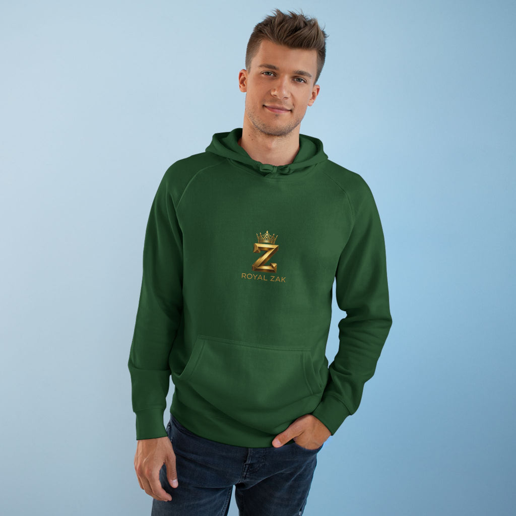 Gold Crown 'Z' Hoodie - Minimal Luxe Logo Pullover