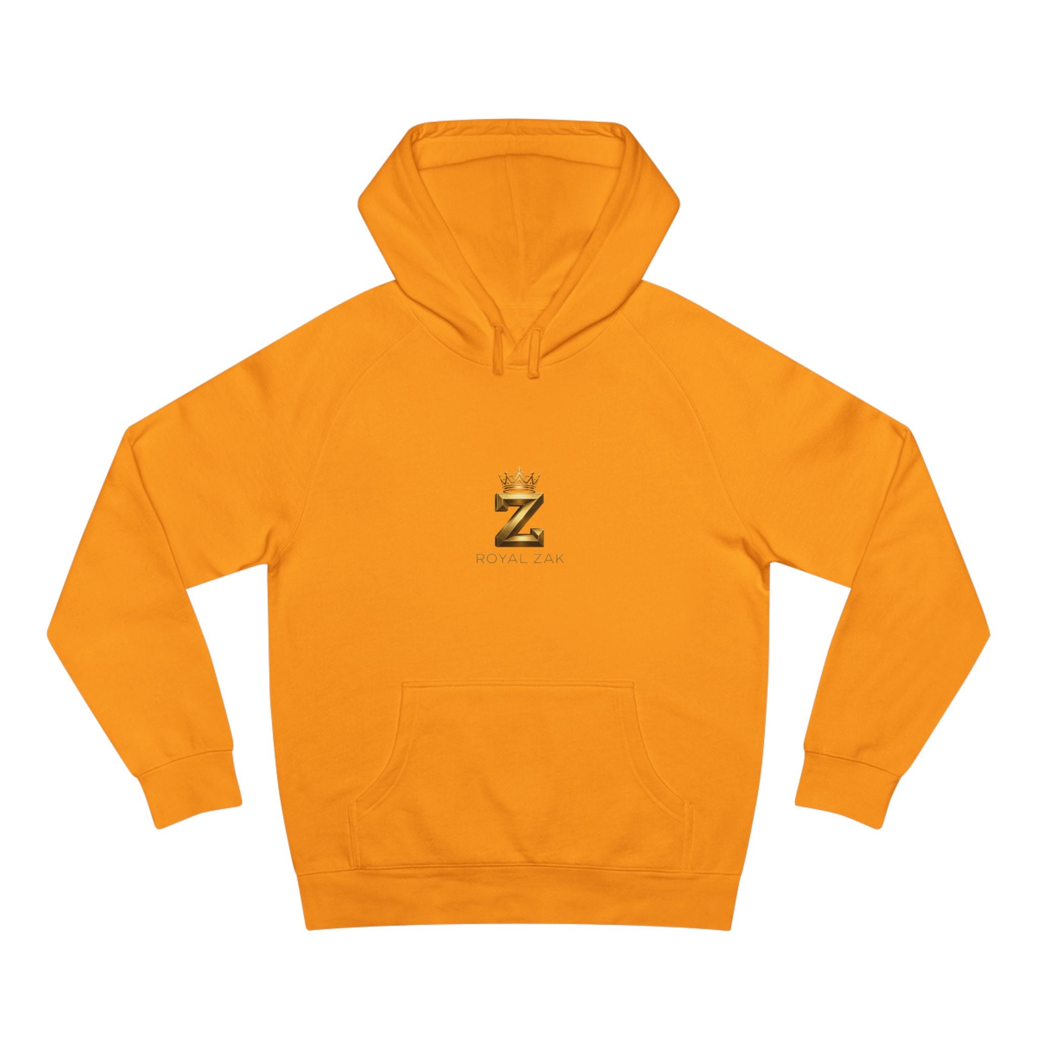 Gold Crown 'Z' Hoodie - Minimal Luxe Logo Pullover