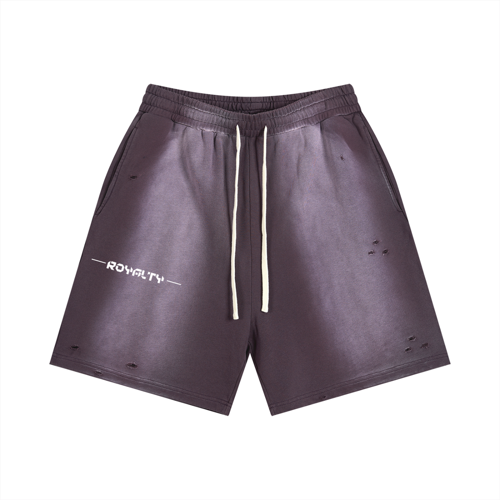 Sun Fade Distressed Shorts