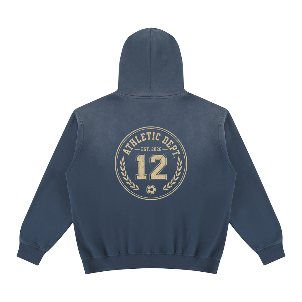 Unisex Vintage Wash Fleece Hoodie