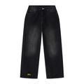 Men's Vintage Wash Wide Leg Jeans