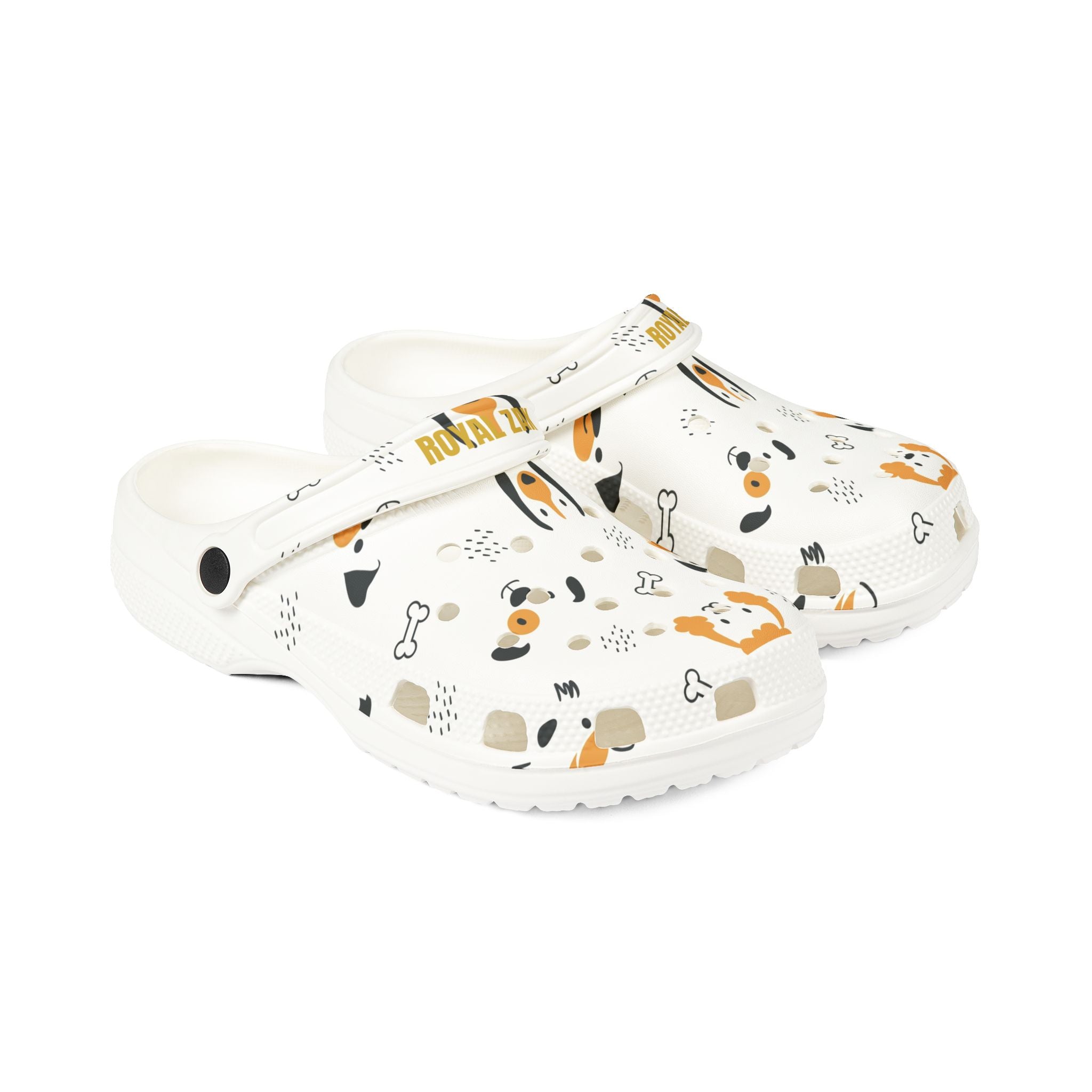 Dog Pattern EVA Clogs — Lightweight Waterproof Garden Shoes