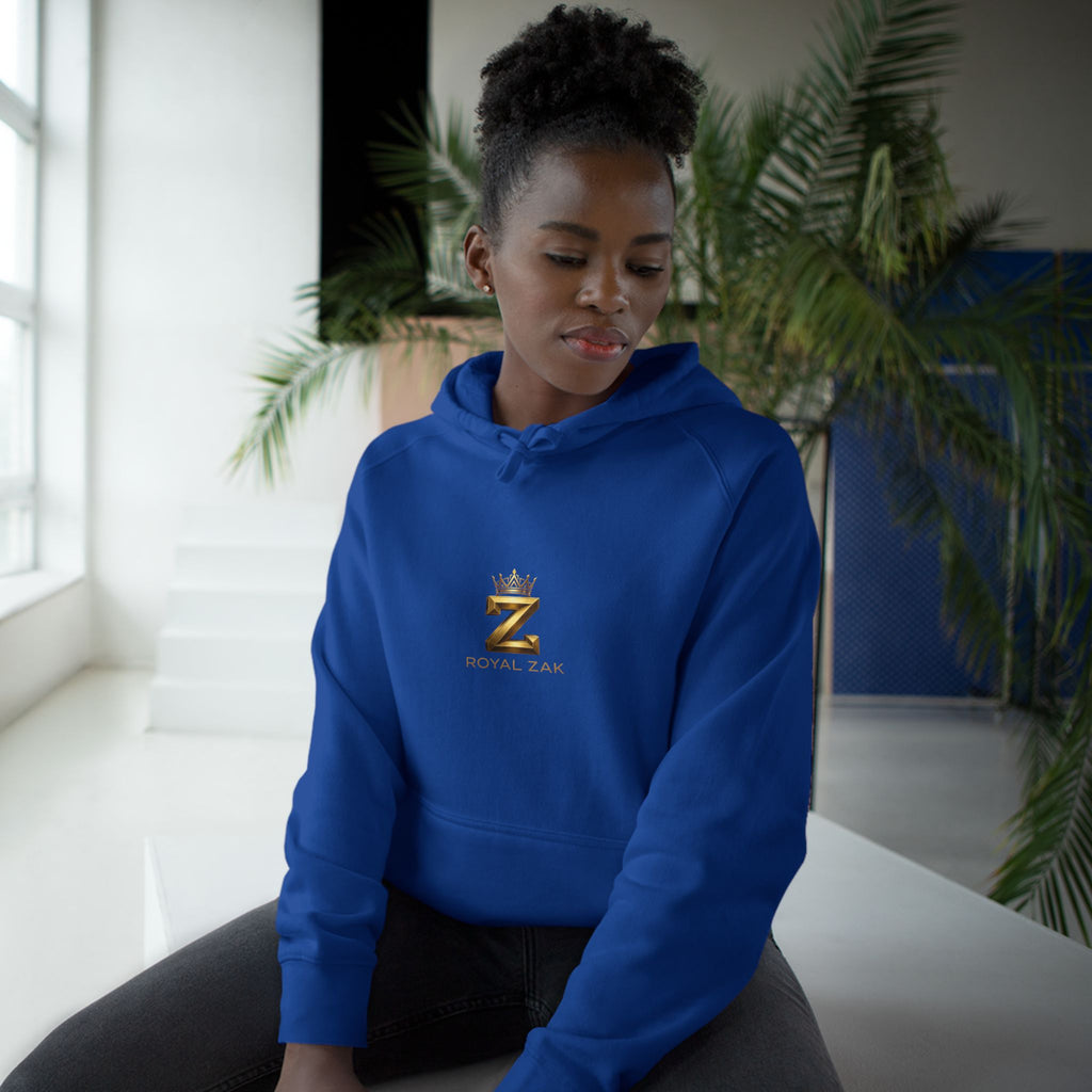 Gold Crown 'Z' Hoodie - Minimal Luxe Logo Pullover