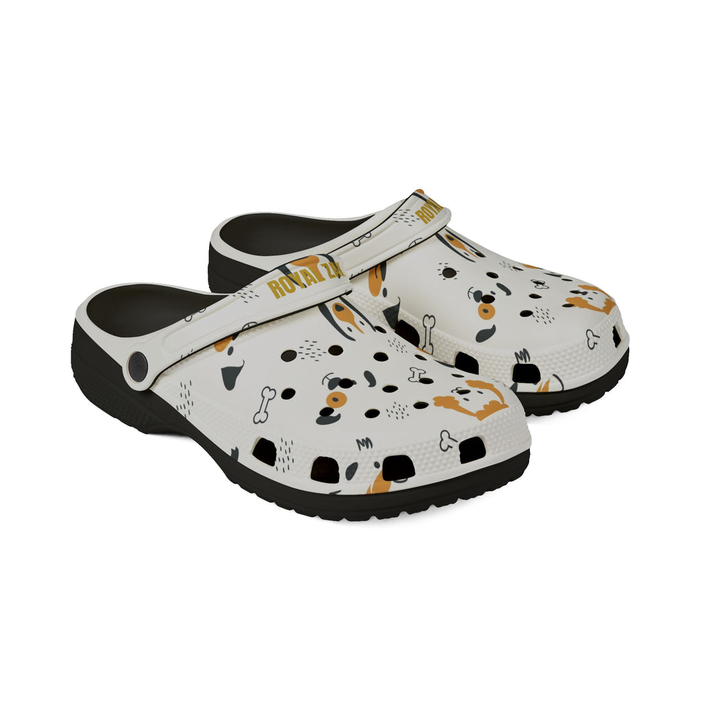 Dog Pattern EVA Clogs — Lightweight Waterproof Garden Shoes