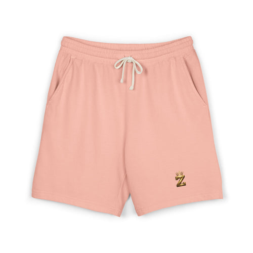 Crowned Soccer Logo Sweat Shorts — Garment-Dyed Lightweight Fleece