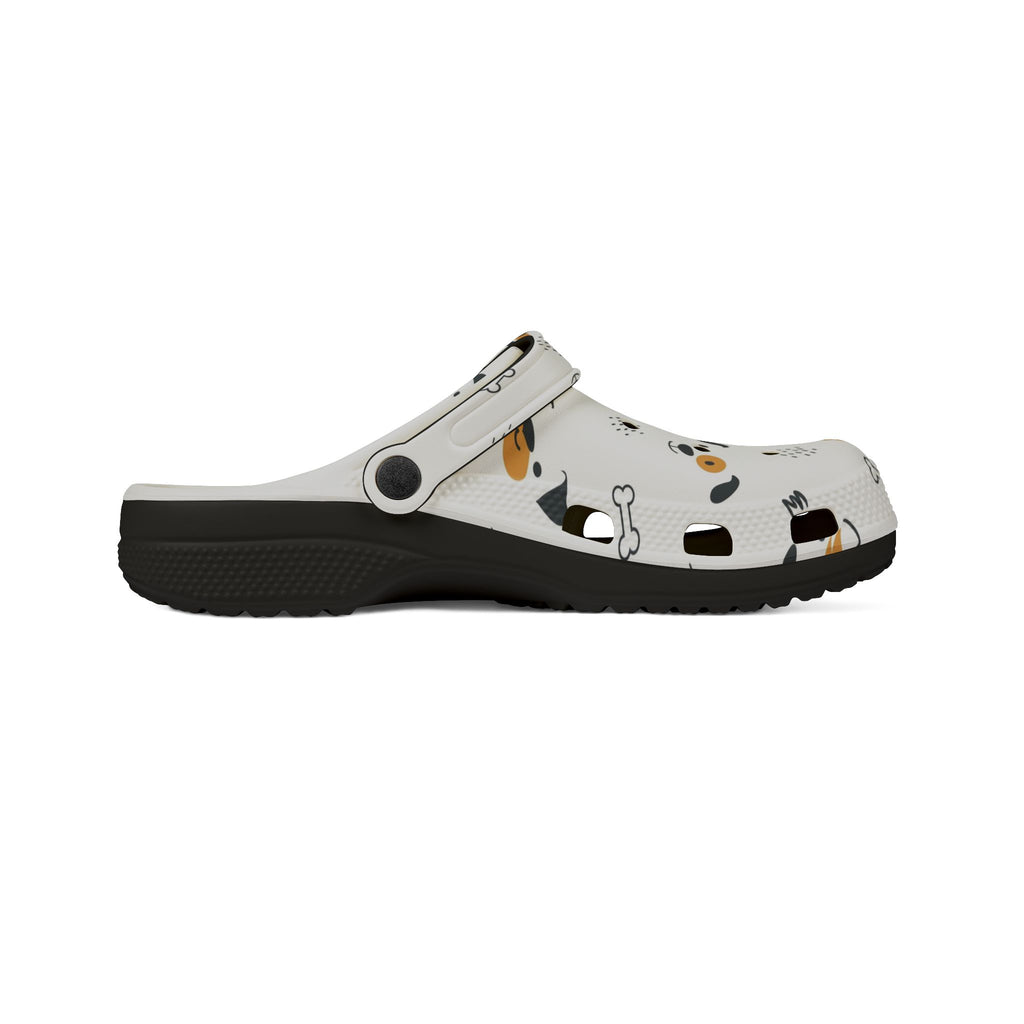 Dog Pattern EVA Clogs — Lightweight Waterproof Garden Shoes