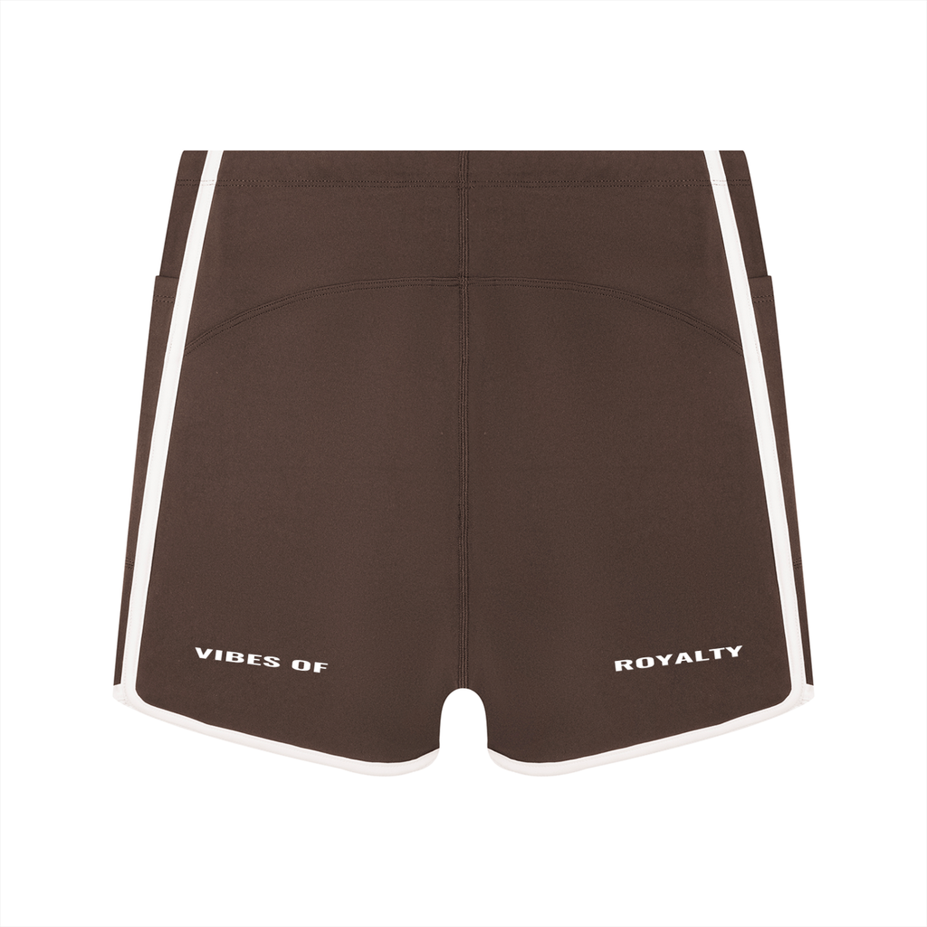 Women's High Rise Color Block Yoga Shorts