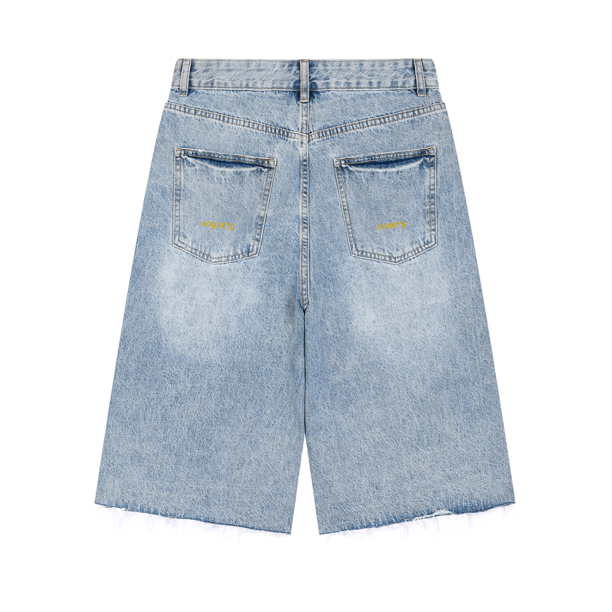 Men’s Vintage Wide Leg Denim Shorts