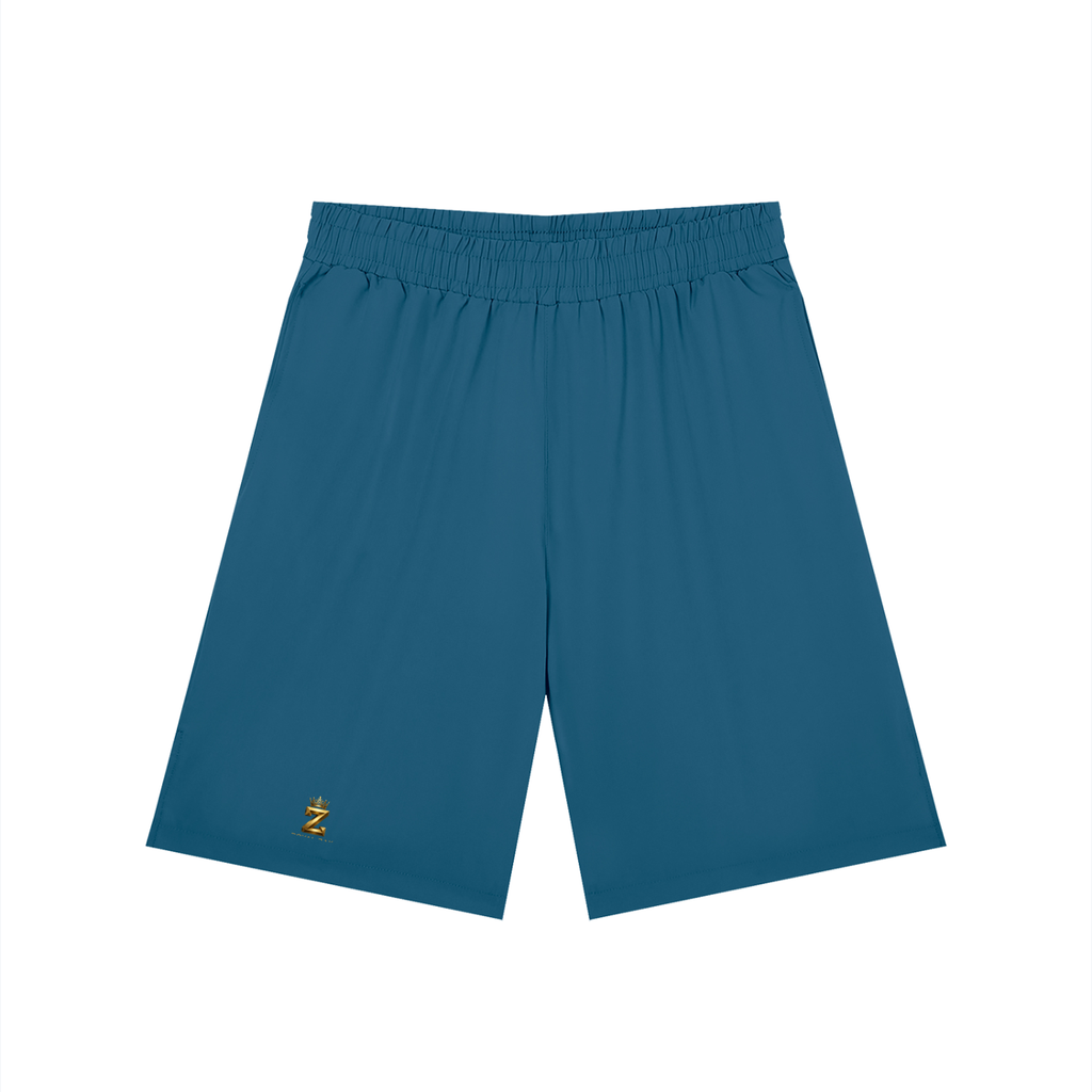 RZ Men’s Solid Elastic Waist Shorts