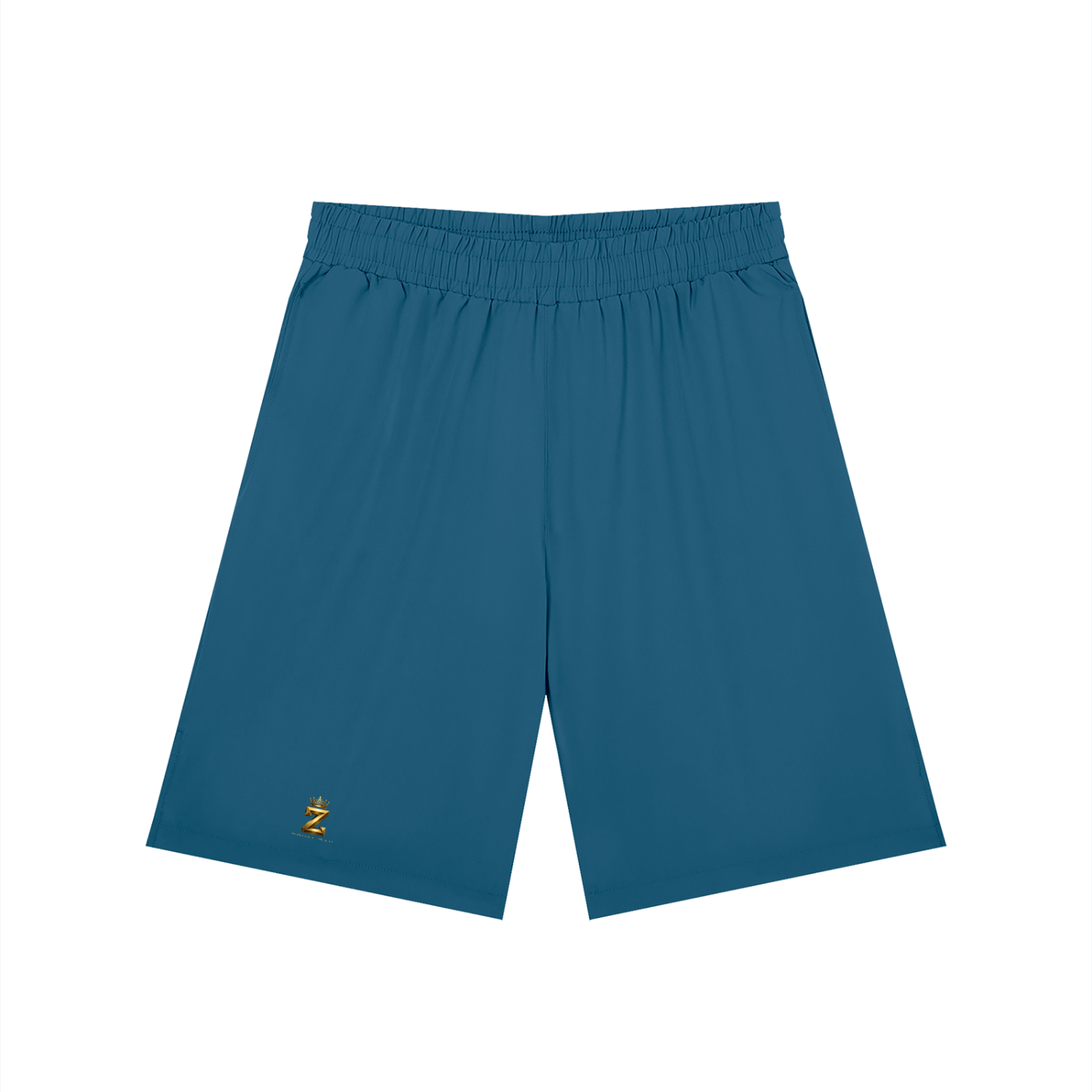 RZ Men’s Solid Elastic Waist Shorts
