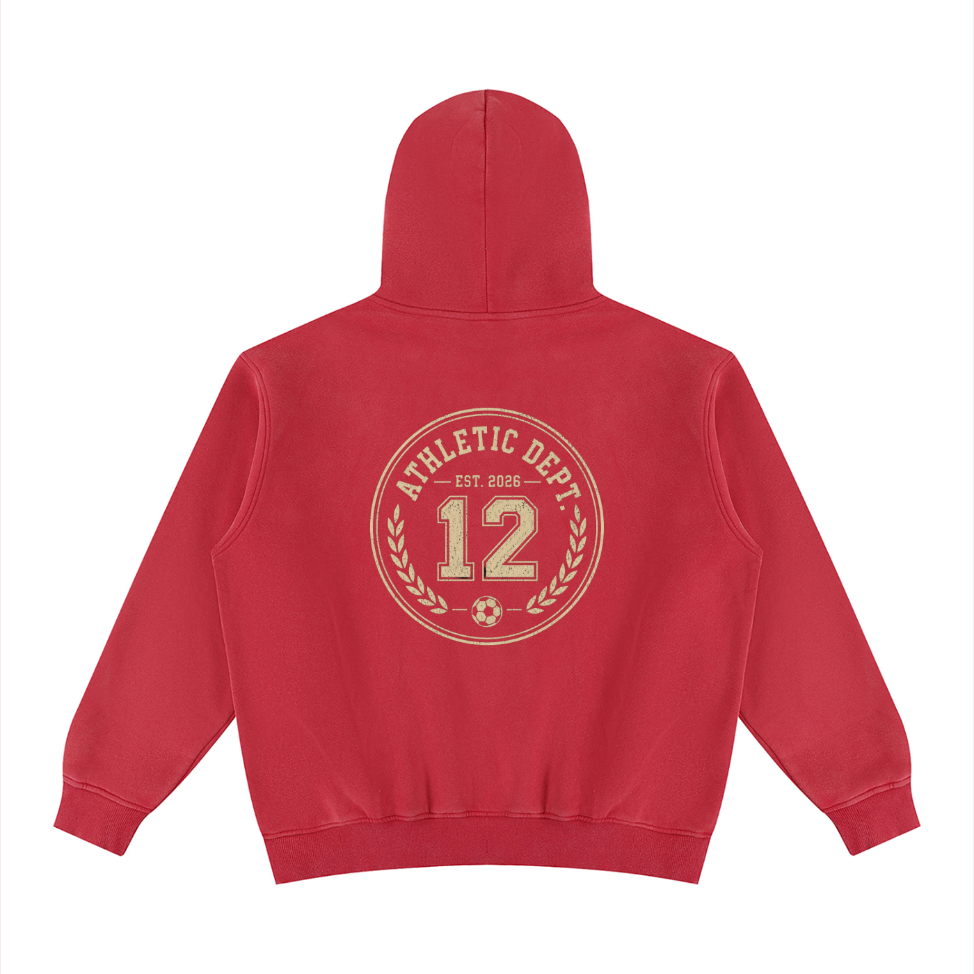 Unisex Vintage Wash Fleece Hoodie