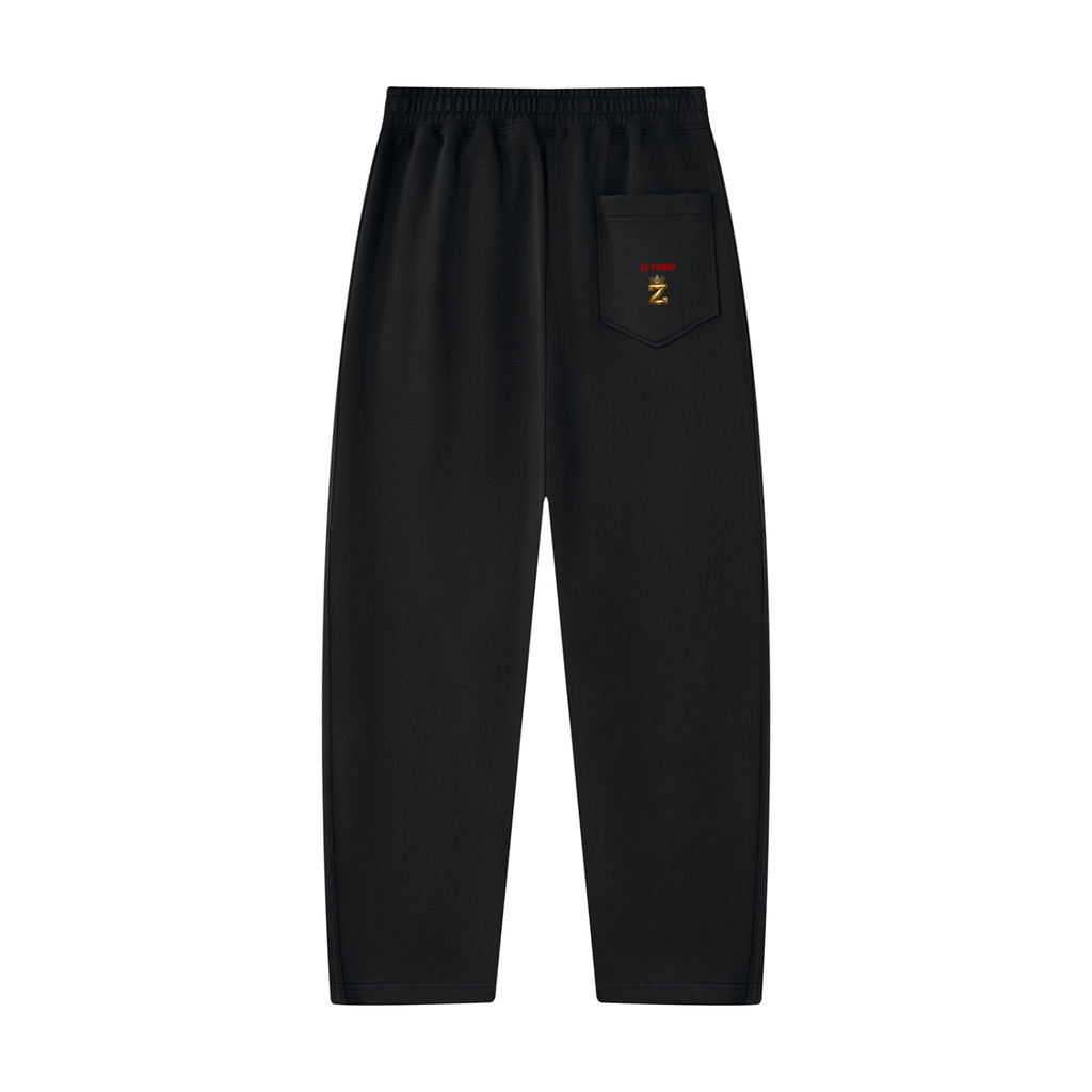 BE PROUD Tapered Straight Hem Sweatpants