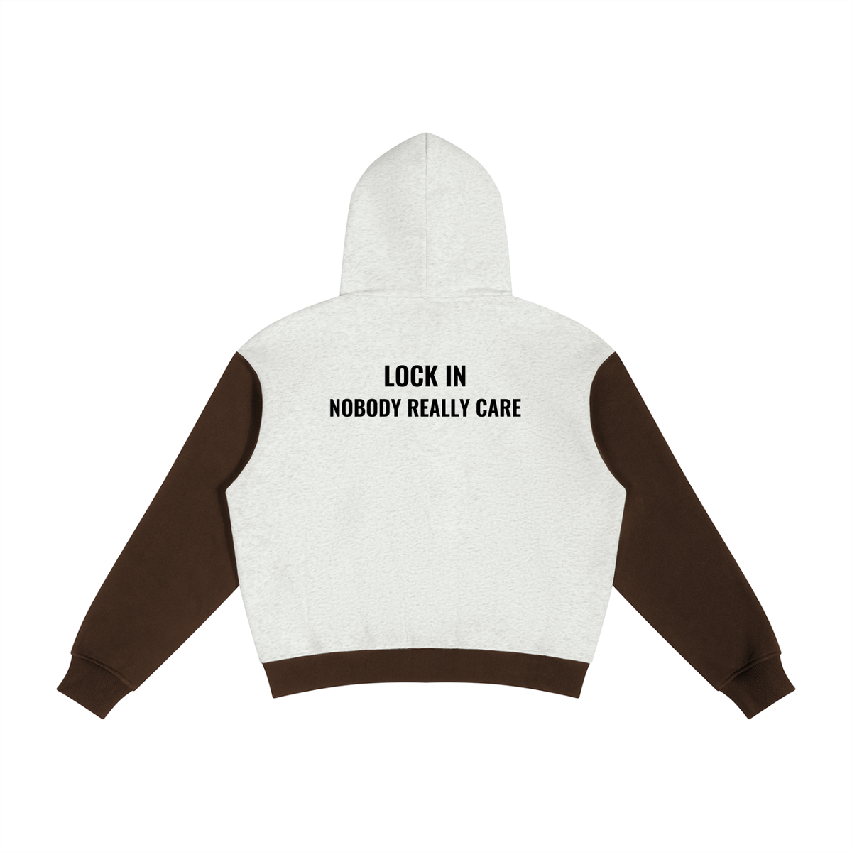 Unisex Color Block Fleece Full Zip Hoodie