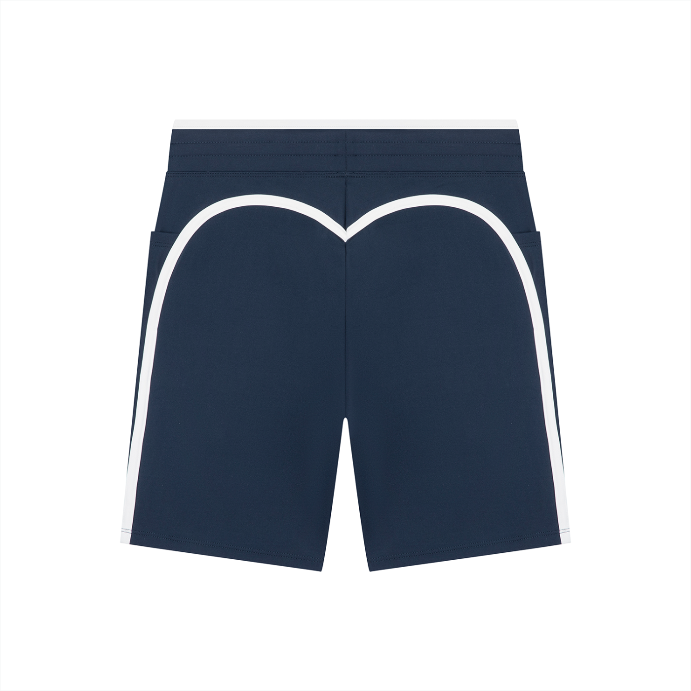 Women's High Rise Color Block Yoga Shorts
