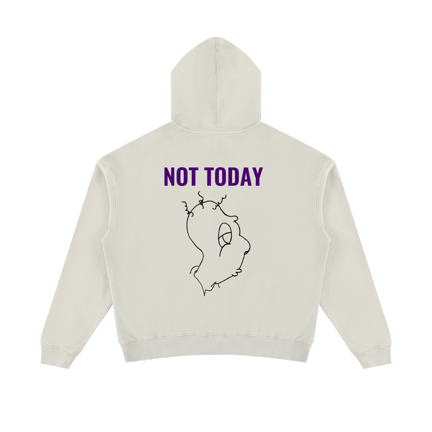 Unisex Mineral Wash Distressed Hoodie