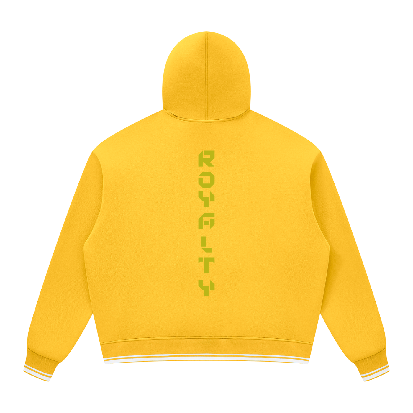 Unisex Oversized Color Block Fleece Hoodie