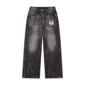 Men’s Vintage Wash Wide Leg Jeans