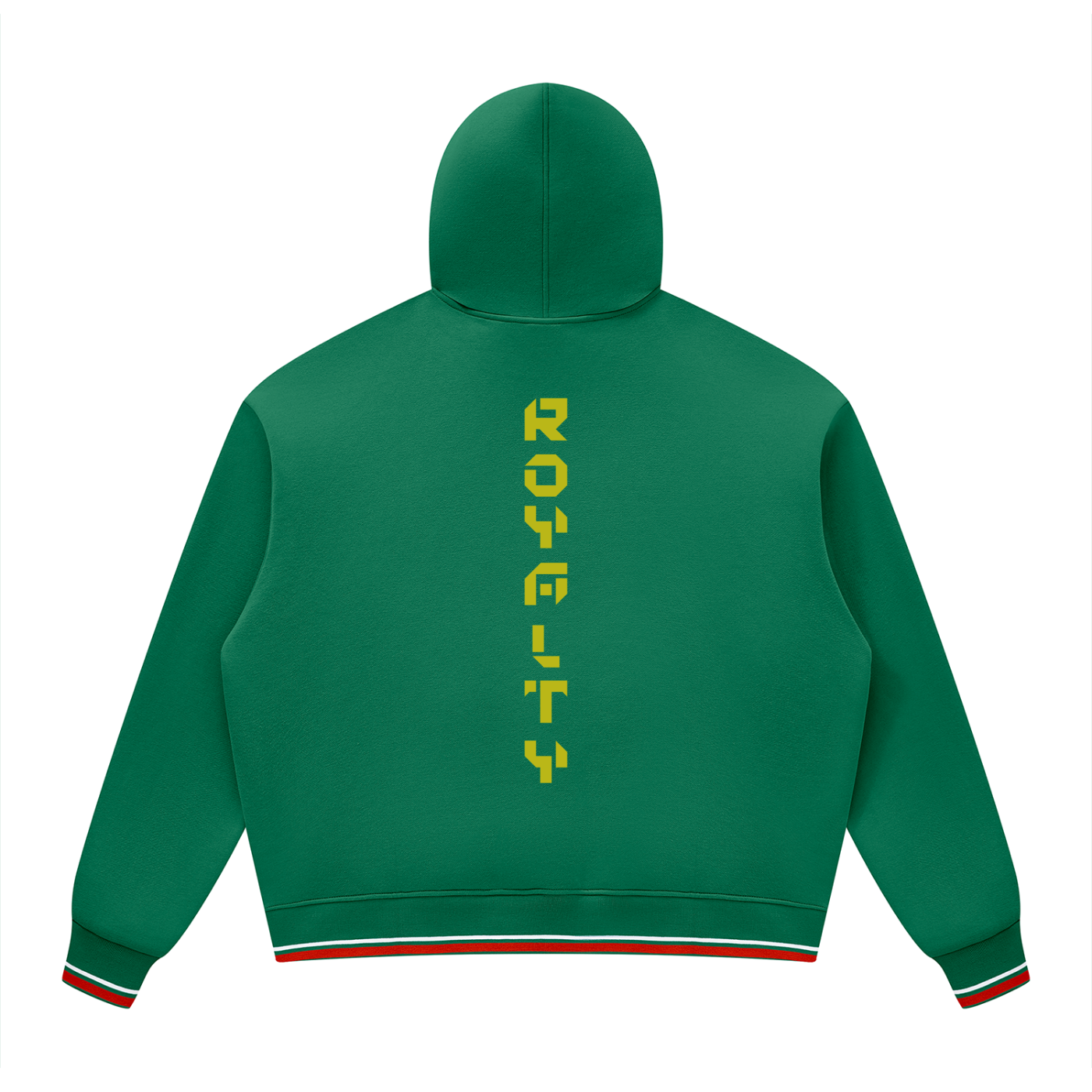 Unisex Oversized Color Block Fleece Hoodie