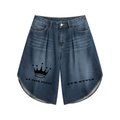 Men’s Wide Leg Denim Shorts