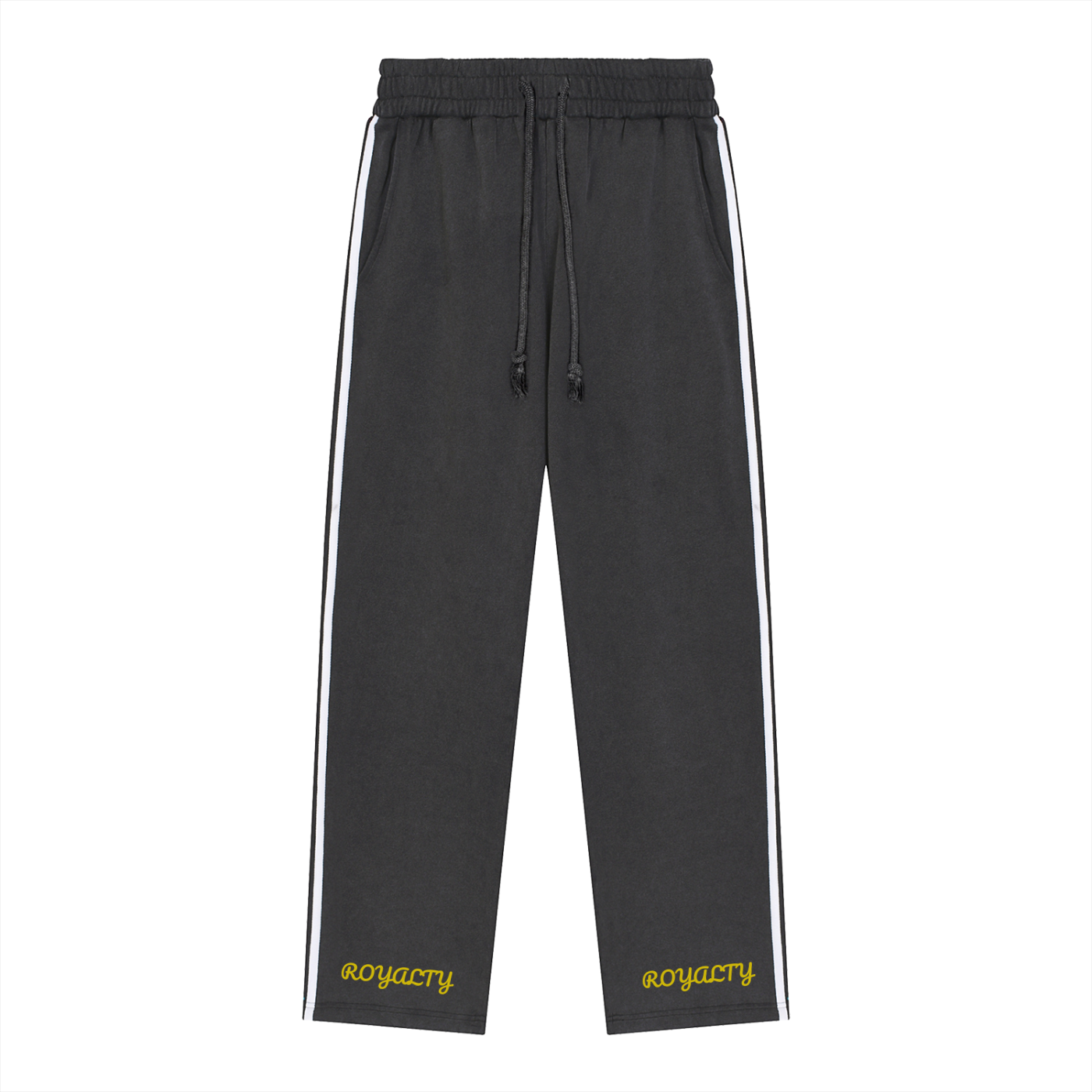 Snow Washed Contrast Tape Sweatpants