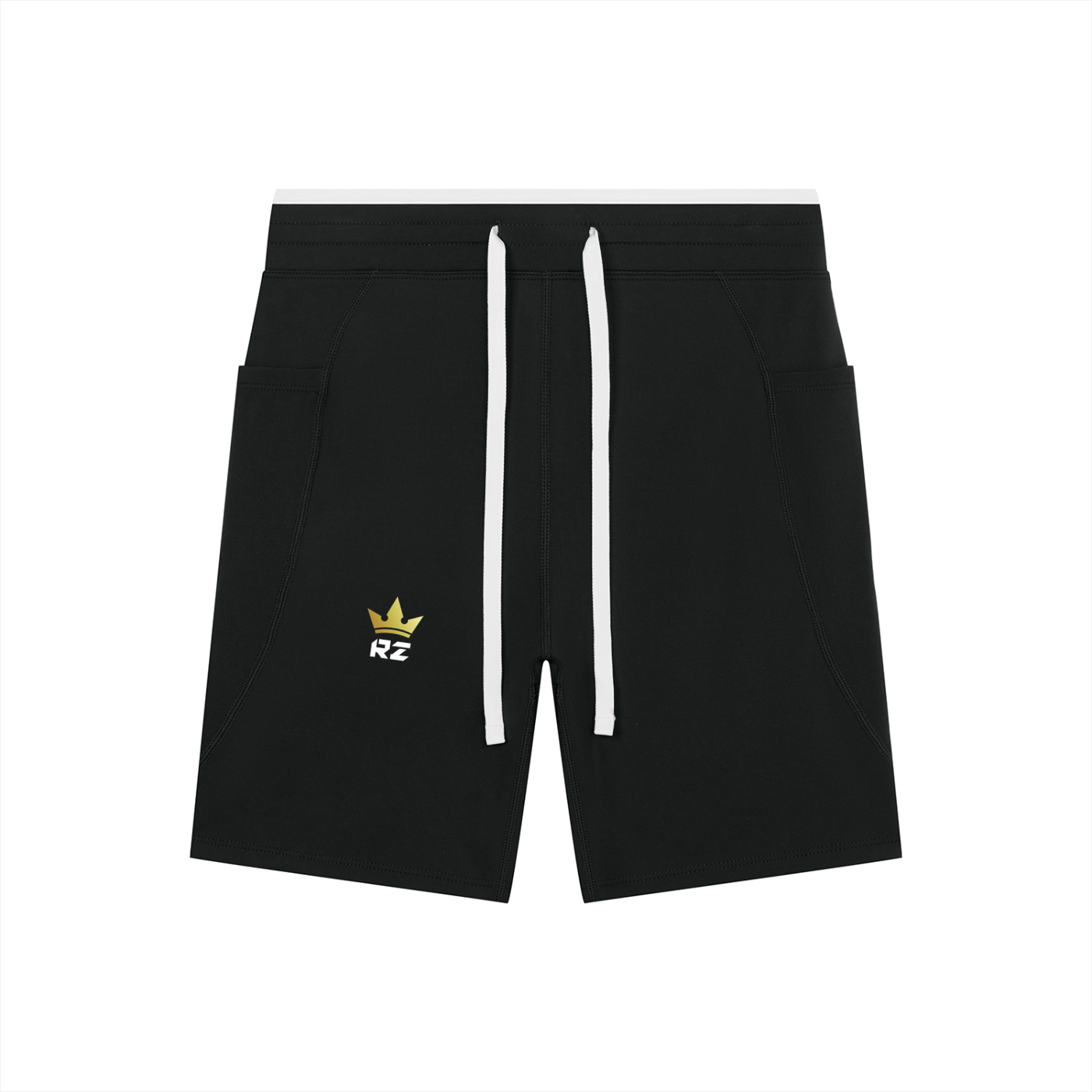Women's High Rise Color Block Yoga Shorts