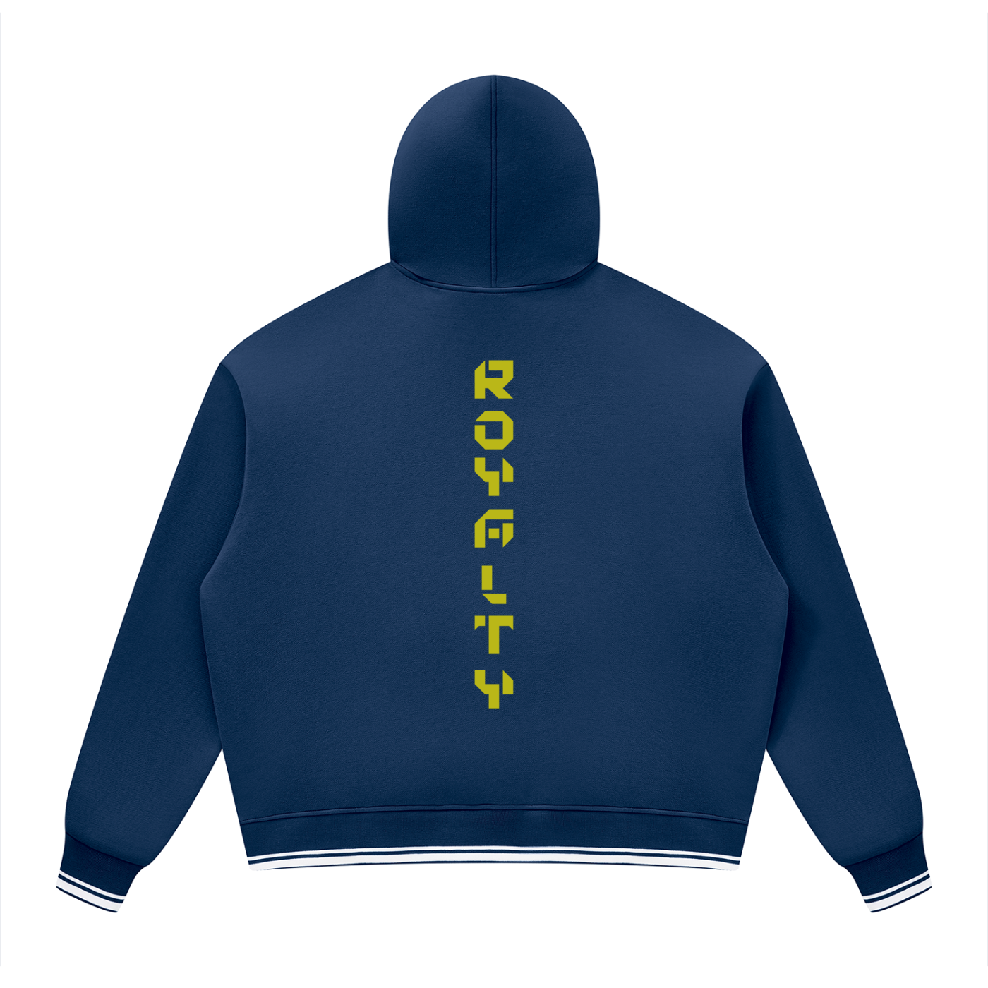 Unisex Oversized Color Block Fleece Hoodie