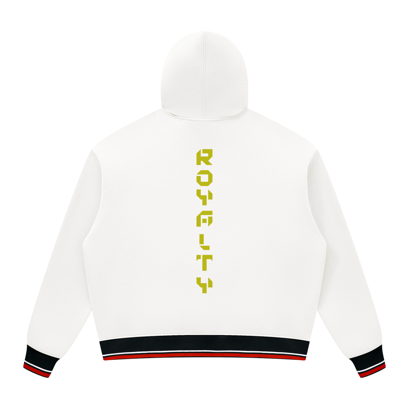 Unisex Oversized Color Block Fleece Hoodie