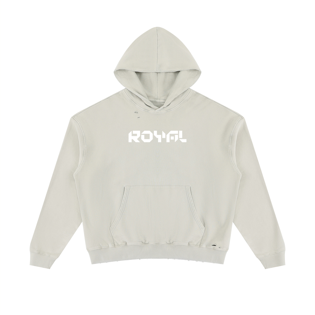Unisex Mineral Wash Distressed Hoodie