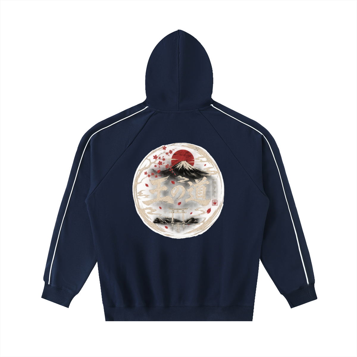 Royal Zak Piping Raglan Hoodie